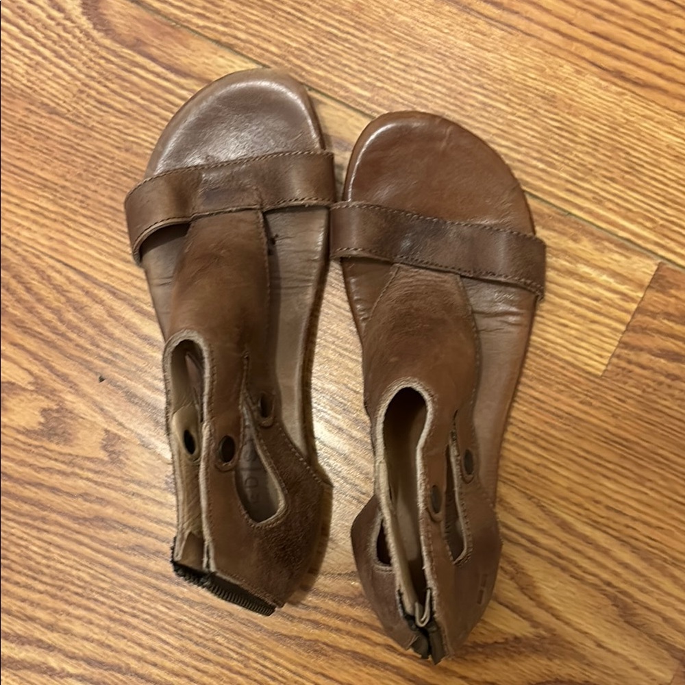 Bed Stu Tan Leather Sandals